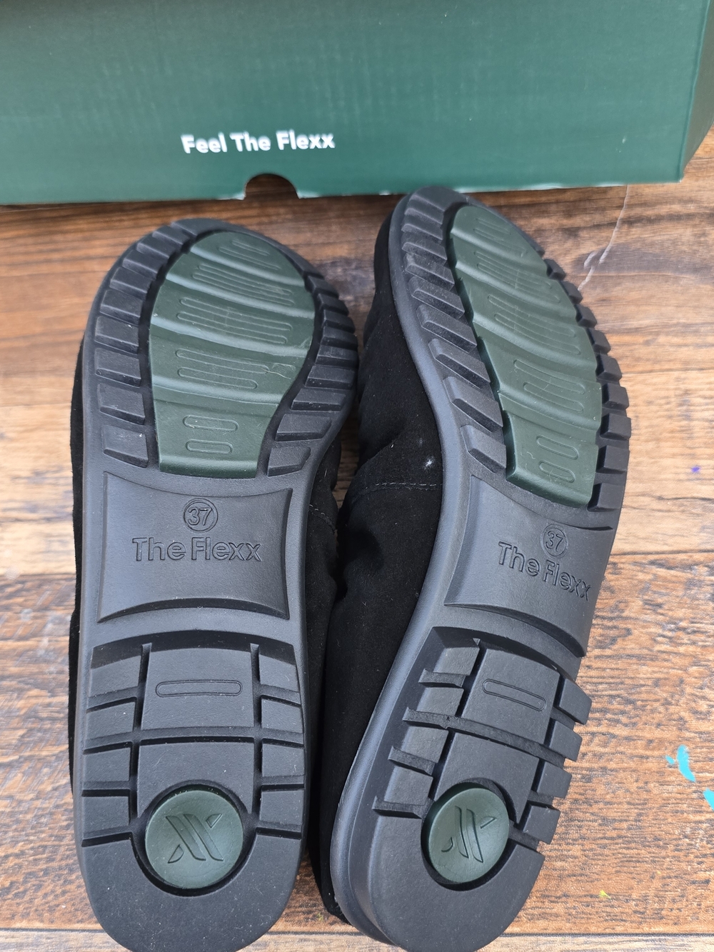 The Flexx Benedetta Black Suede Ballet Flats Size 6.5 - Picture 12 of 13